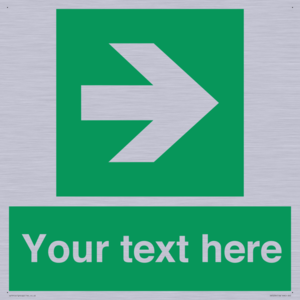 Custom Arrow Right Sign